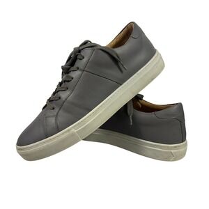 Greats Royale Gray Leather Minimal Sneakers Men's Size 13 Made In Italy